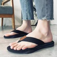 2025 nuevas chanclas de moda con suela blanda de EVA para hombre, zapatos de playa antideslizantes. - details 5