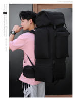 110L bolsa de montañismo de gran capacidad soporte en forma de U mochila táctica al aire libre ocio viaje senderismo mochila - details 2