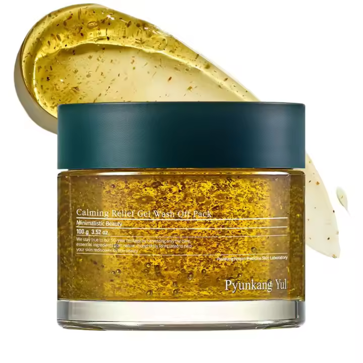 Pyunkang Yul [PKY] Calming Relief Wash Off Pack 100 g, mascarilla de gel calmante y refrescante para pieles sensibles - 1