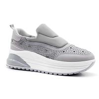 Zapatillas de deporte gruesas con plataforma para mujer Zapatos de papá con tacón de cuña oculto con cordones informales - details 7