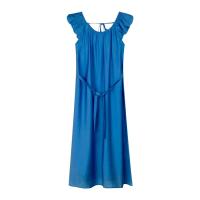 Nuevo vestido casual de verano con cuello redondo y espalda hueca con mangas de burbuja - details 4