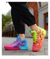 Zapatillas de baloncesto para hombre, transpirables, con amortiguación, antideslizantes, para correr, entrenamiento de gimnasia, zapatillas de baloncesto atléticas para mujer - details 21