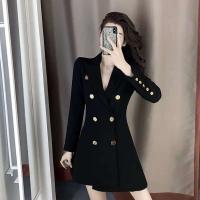 Vestidos De Mujer otoño nuevo Vestido De traje De negocios negro para Mujer Vestido De Mujer - details 0
