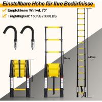 Escalera Telescópica de Aluminio de 5m Portátil, Desmontable, Antideslizante, Extensible, Multiusos, Carga de 150kg Mejoras del Hogar y Herramientas - details 70