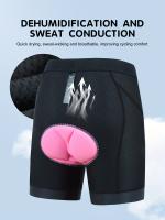 Pantalones cortos de ciclismo con amortiguación de silicona, pantalones cortos de bicicleta de alta elasticidad que levantan los glúteos, ropa deportiva para mujeres - details 7