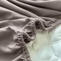 Bonenjoy-Funda de colchón acolchada, Sábana gruesa de Color sólido, Sábana elástica, ropa de cama para el hogar, sin funda de almohada, 1 unidad - details 8