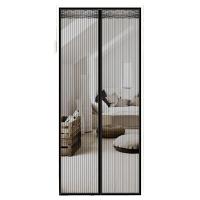 Cortina mosquitera Para Puerta,cortina de Puerta magnética,con Imanes de Cierre Automático y velcro - details 4