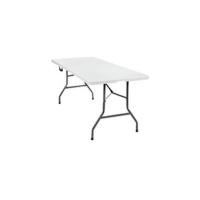 Mesa Camping Plegable con Altura Ajustable, Mesa Auxiliar de Aluminio con Topes, Mesa Exterior para Jardín, Terraza, Picnic, con Red Almacenamiento y Bolsa de Transporte, 120x70,5x79 - Negra - details 8