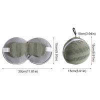 Almohadas portátiles 2 en 1 para el cuello, almohada de viaje en forma de U que bloquea la luz, plegable con máscara para los ojos, almohada para dormir y oficina - details 0