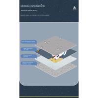 Alfombrilla absorbente de barro para inodoro, alfombrilla antideslizante para pies, resistente a las manchas, gruesa - details 12