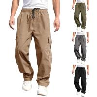 Europa y los Estados Unidos hombres nueva primavera otoño jóvenes calle hombres pantalones casuales moda suelta pantalones de tubo recto monos - details 3