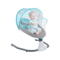 Balancín para bebé, electrónico, mecedora Bluetooth, columpio para música USB y juguetes para 0-12meses, 3-12kg - details 0