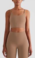 Hamidou Sujetador deportivo para mujer, ropa interior deportiva de alto impacto, Top de secado rápido, Bralette acolchado para gimnasio y Fitness - details 14