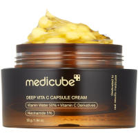 Medicube Deep Vitamin C Golden Capsule hidratante facial cápsulas de liposomas para arrugas, Gel transparente radiante para brillo - details 0