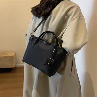 Bolsa de Tote de Tela Oxford Ligera y Duradera Diseño Minimalista en Azul Naval, Beige, Negro - details 3
