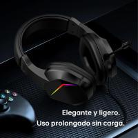 Auriculares inalámbricos para juegos con sonido envolvente 7.1 y control de volumen con cancelación de ruido, funcionan con PS4, PS5, Xbox, Switch, PC y dispositivos móviles, auriculares para juegos USB. - details 2