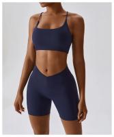 Sujetador Deportivo Sexy para Mujeres Top de Gimnasio Entrenamiento Correr Cruz Yoga Sujetador de Yoga Stretch Ropa Interior Fitness para Mujeres Material de Nylon Temporada Primavera/Verano - details 23