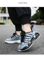 Nuevos zapatos deportivos ligeros para niños, zapatillas de deporte con hebilla giratoria para niños, zapatillas informales transpirables para correr, zapatillas de tenis para niños al aire libre - details 17
