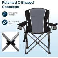 Silla Plegable de Camping (Negro) - details 2