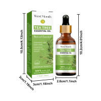 Aceite esencial de árbol de té para reparar el cabello, hidratante para la piel Facial, esencia para uñas grises hidratante y reparadora - details 0