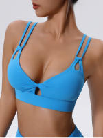 Conjunto de Yoga Transpirable para Mujeres Top Corto con Shorts y Leggings de Cintura Alta - details 2