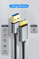 Nephy Cable USB 3.0 Micro B Conector de Disco Duro Externo 5Gbps para Smartphones - details 1