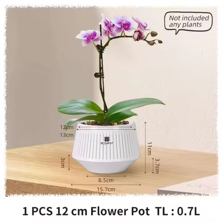 Redes de orquídeas con agujeros, bandejas de té, replantación de plantas, ETA para jardines con buena drenaje interior y exterior. - 1