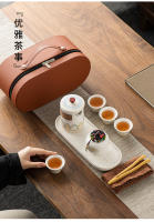 Juego de té de viaje portátil Juego de té de Kung Fu al aire libre Taza Kuaike Regalos de negocios chinos festivos - details 10