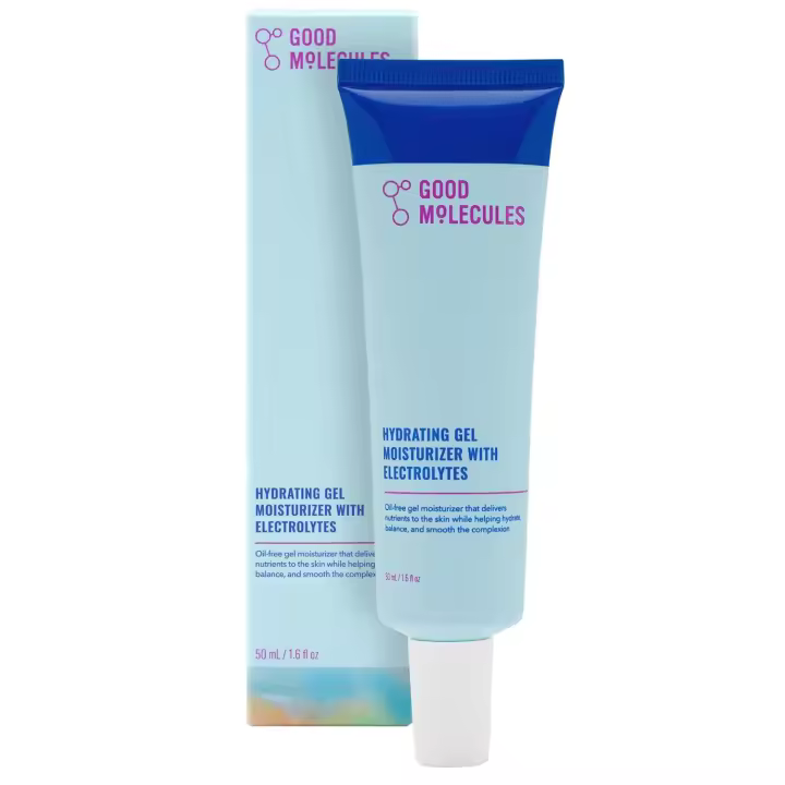 Hot Good Molecules Hydrating Gel 50ml/1.6oz Hidratante sin aceite con electrolitos para hidratar, equilibrar y suavizar – Cuidado de la piel para - 1