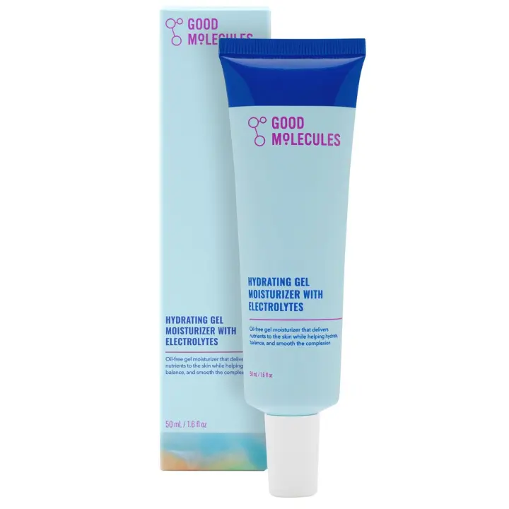Good Molecules Hydrating Gel 50ml/1.6oz Hidratante sin aceite con electrolitos para hidratar, equilibrar y suavizar – Cuidado de la piel para - 1