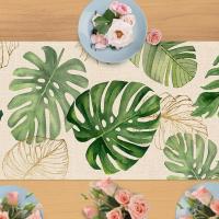 Cordillos de Mesa de Lino de Verano Tropicalismo en Tu Mesita Decoración de Fiesta al Aire Libre - details 4
