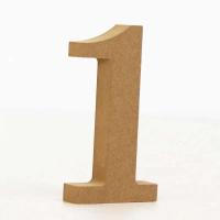 Ártesanía de Números Árabes de Madera 10cm de Largo Ideal para Fiestas, Bodas, Decoración del Hogar - details 2