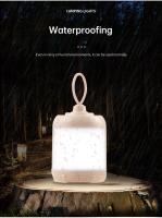 Mini luz LED nocturna recargable por USB para acampar al aire libre, linternas portátiles impermeables, lámpara de escritorio regulable - details 2