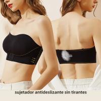 Sujetador Invisible sin Tirantes para Mujer Push up Antideslizante Talla Grande S-XL - details 2