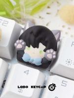 Ceke Love And Deepspace-teclas de teclado nical, Cosplay, Oreja de Gato, dibujos animados, Kforce Back, accesorios personalizados para Pc - details 4