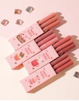 Tinte Labial Natural,Barra de Labios, conjunto de 3 esmaltes de Labios mate de terciopelo, Brillo de Labios Femenino Antiadherente, Color Nude - details 2