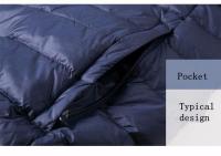 Chaqueta de plumón ultraligera para hombre, cortavientos de plumas, abrigo cálido portátil ligero, 5XL, 6XL - details 3