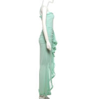 BUNO-vestidos de fiesta de malla irregulares, novedad de 2024, vestido ceñido con tirantes finos, vestido largo fruncido a la moda para mujer - details 33