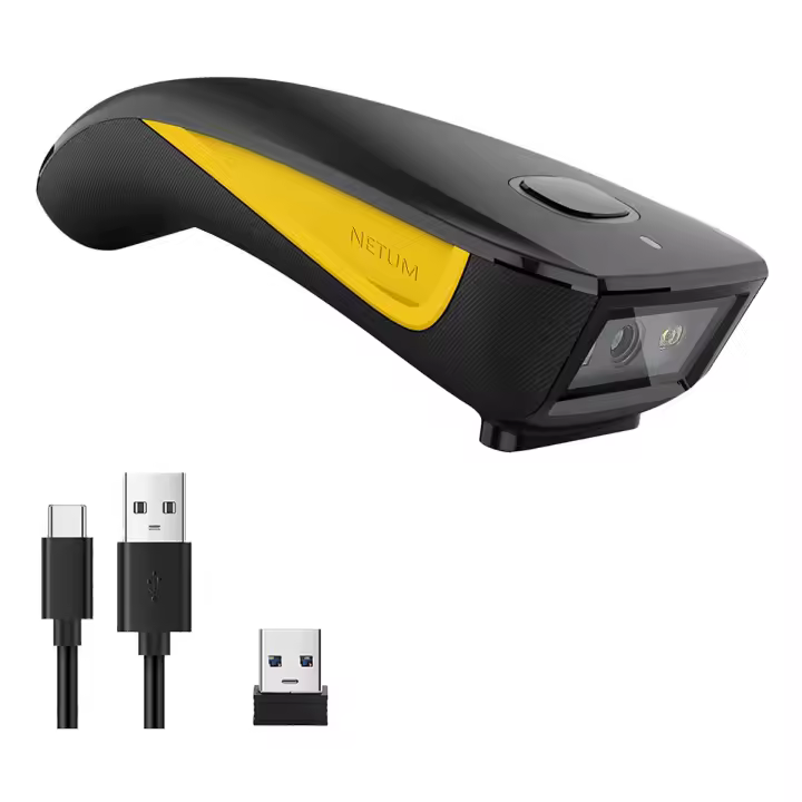 Escáner de Código QR NETUM C750 Mini Escáner de Barra 1D 2D Portátil Compatible con Bluetooth - 1