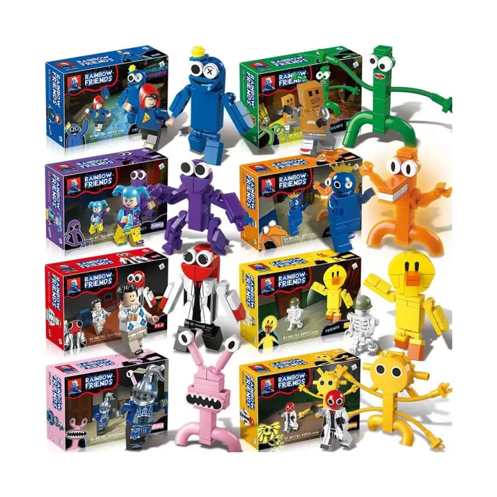 Roblox Rainbow Friends Bloque de Construcción Juguete de Plástico para Niños con Diversos Patrones - 1