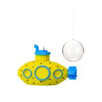 4 unids/set submarino de dibujos animados flotante paisajismo PVC decorativo submarino decoración con bolas flotantes - details 2