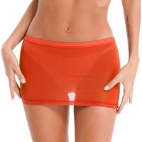 Minifalda BO elástica de tubo transparente para mujer, transparente, con lazo en la cadera, sexy, adecuada para discotecas - details 40