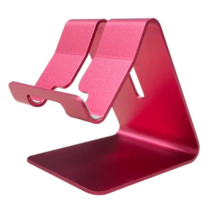 Soporte de teléfono móvil de aleación de aluminio, soporte de teléfono móvil compatible con iPhone 15/15 Pro/14 - 1