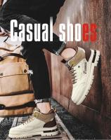Zapatillas de Moda para Hombres en Otoño Zapatos Deportivos de Suela Suave para Caminar al Aire Libre - details 1