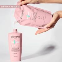 Champú Kerastase Absolu Bain Chroma Respect: protección hidratante suave, conserva el 92% de la intensidad del color, para cabello fino a medio - details 7