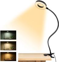 Lámpara de aprendizaje de mesa con clip LED, luz de suplemento de transmisión en vivo, cuidado ocular, lectura USB, trabajo - details 0