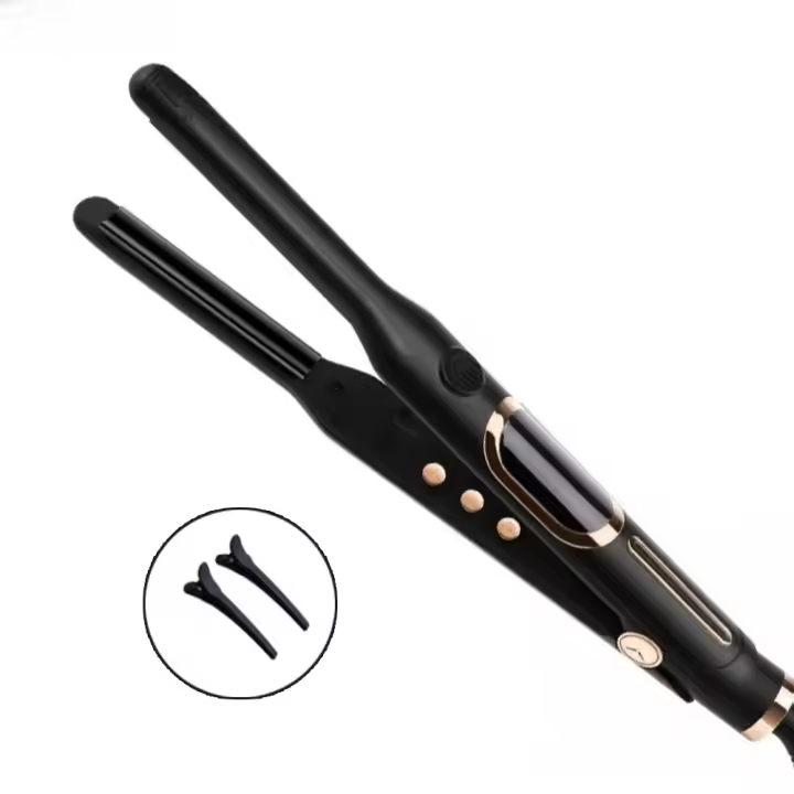 Plancha de Alisa Pequeña Plana Cerámica de Alta Calidad Perfecta para Cabello Corto y Estilo Pixie - 1