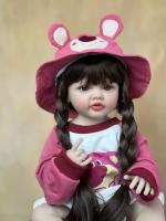 BZDOLL-Muñeca Reborn realista de 55cm y 22 pulgadas, juguete de cuerpo completo de silicona, para recién nacido, princesa - details 2