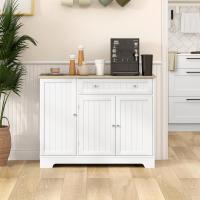 Armario de Cocina con Estante de Puerta Almacenamiento Magnético Ajustable Blanco y Roble - details 7