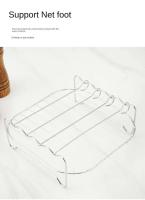 Sistema al aire libre con soporte de acero inoxidable para barbacoa, vaporizador cuadrado con parrilla, freidora de aire, pinchos - details 4